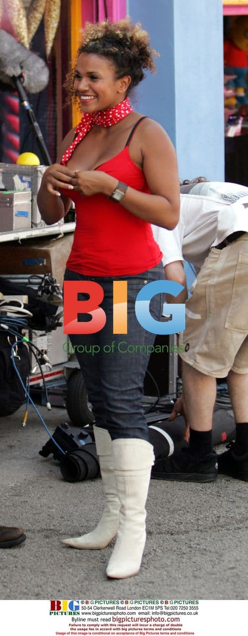 Hollyoaks in the City filming at Blackpool Pleasure Beach