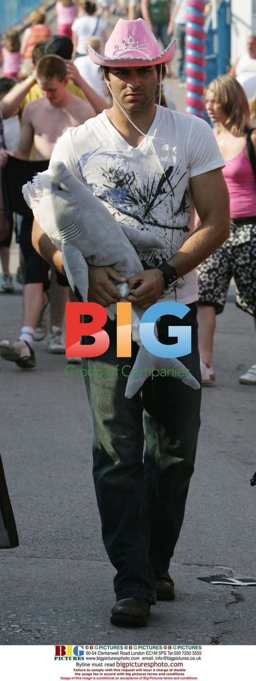Hollyoaks in the City filming at Blackpool Pleasure Beach