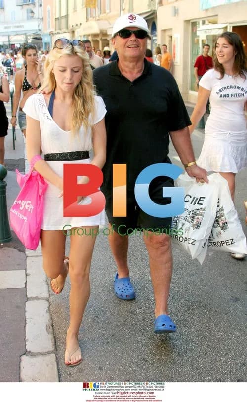 Jack Nicholson on family holiday in St Tropez