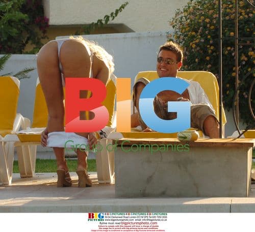 Holly McGuire on Holiday with Mystery Man