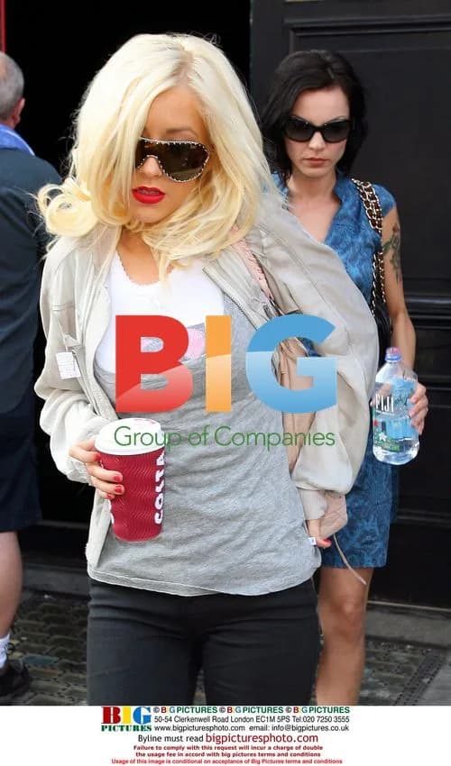 Christina Aguilera at Koko club for sound check