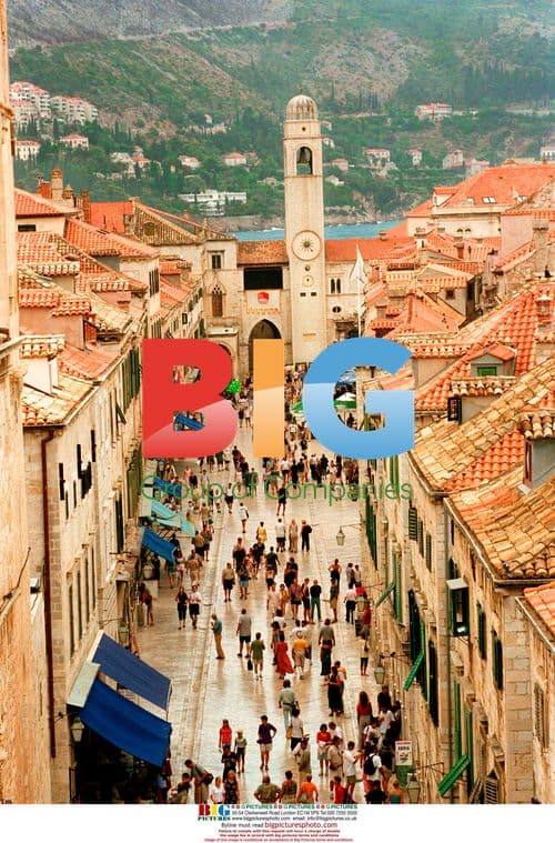 Michael Douglas and Catherine Zeta-Jones in Dubrovnik