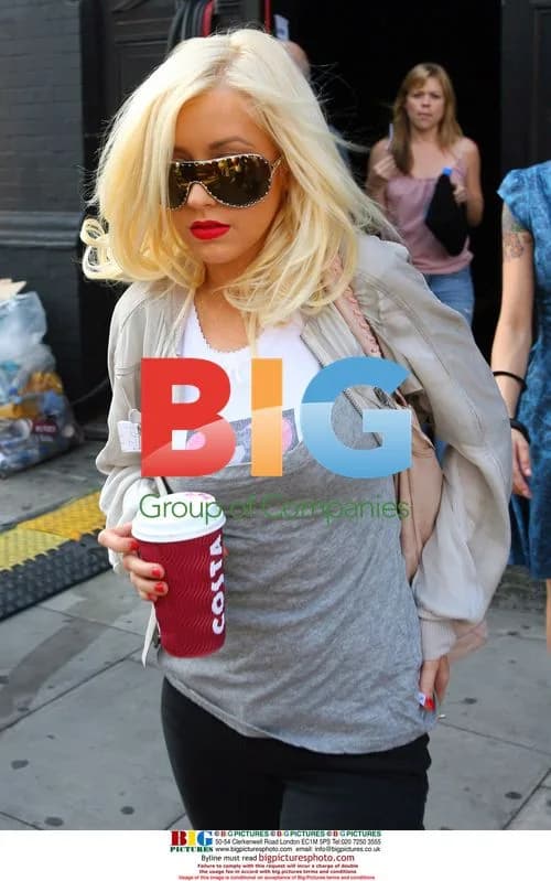 Christina Aguilera at Sound Check