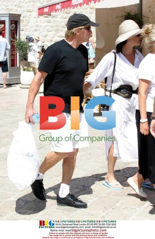 Michael Douglas and Catherine Zeta Jones in Dubrovnik