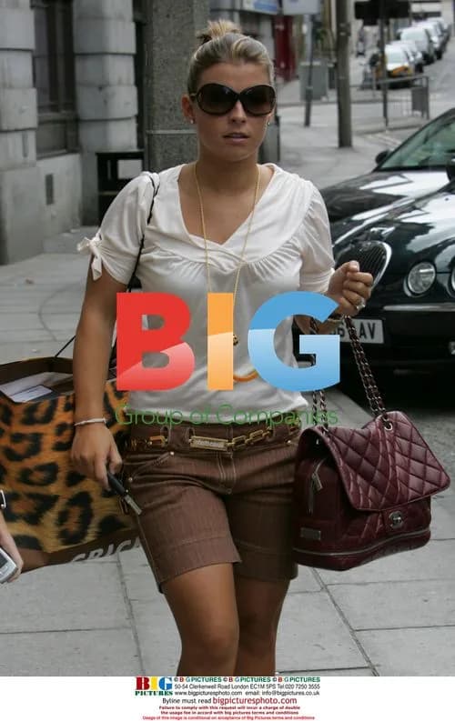 Coleen McLoughlin shopping in Liverpool