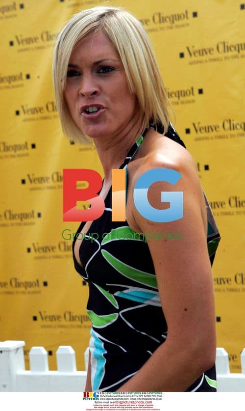 Jenni Falconer at Veuve Clicquot Gold Cup