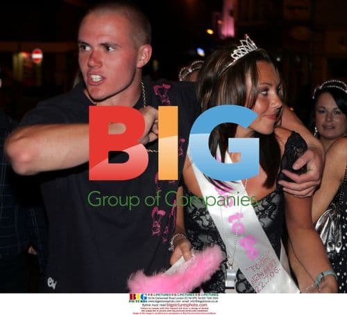 Michelle Heaton celebrates hen night