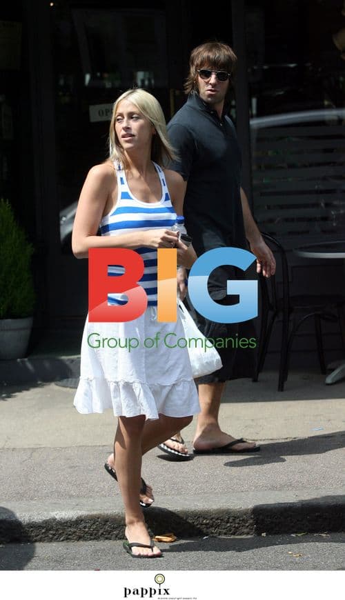 Liam Gallagher and Nicole Appleton in London