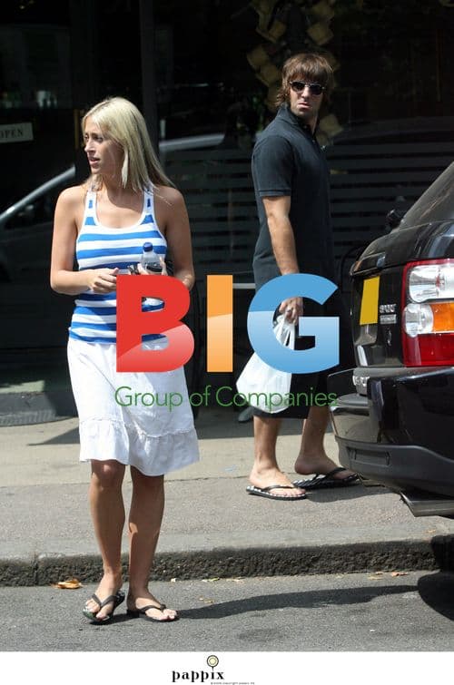 Liam Gallagher and Nicole Appleton out in London