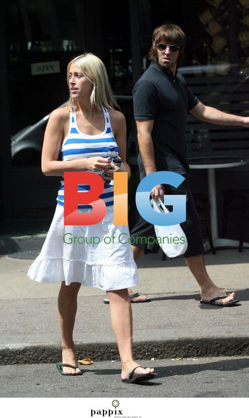 Liam Gallagher and Nicole Appleton in London