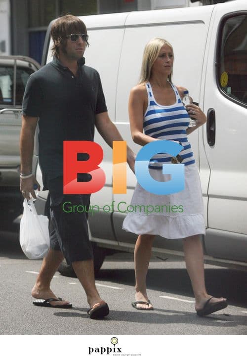 Liam Gallagher and Nicole Appleton out in London