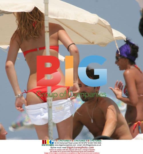 Naomi Campbell's ex Max Biaggi on holiday