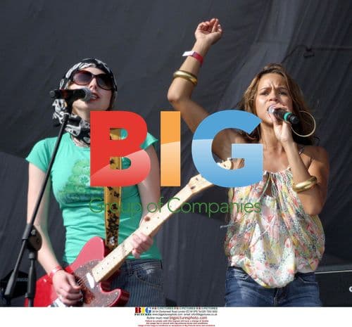 BRYONY AFFERSON & LAUREN BLAKE of FRANK at Radio Aire Party