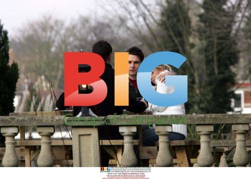 Casualty actress Leanne Wilson with fiancé and brother