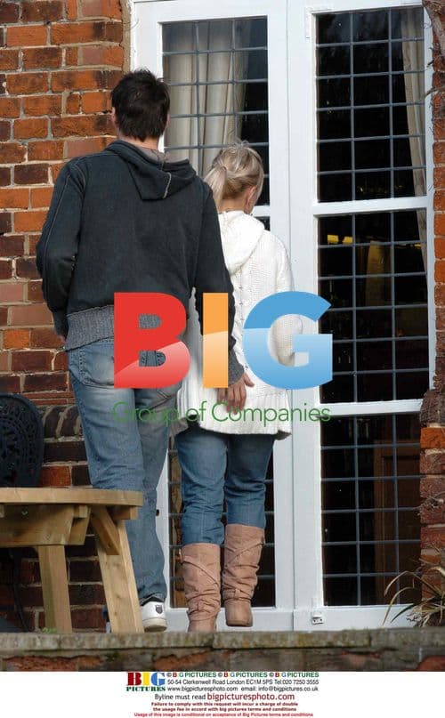 Casualty actress Leanne Wilson with fiance at Hertfordshire pub