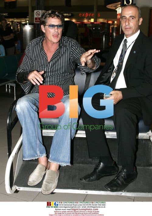 David Hasselhoff Helped by Airport Security