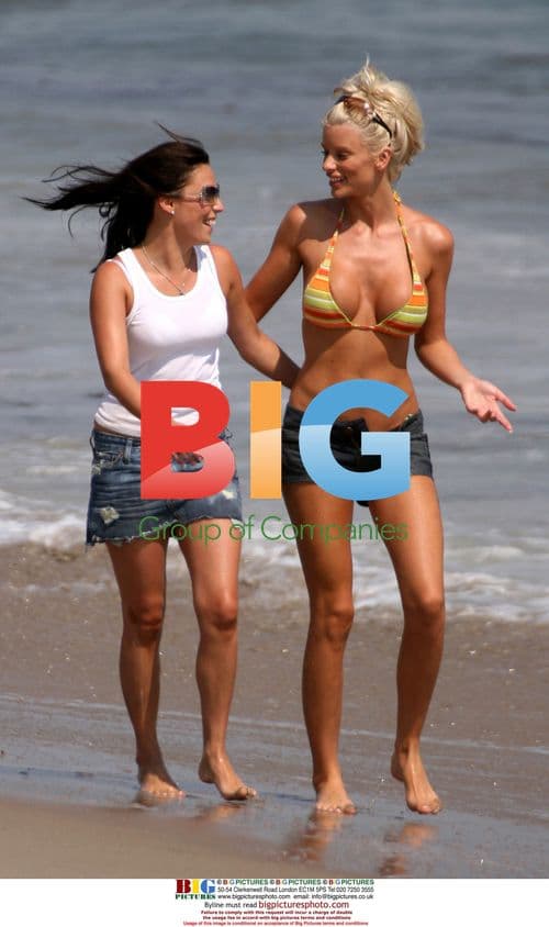 Emma B and Melanie Cameron at Malibu Beach
