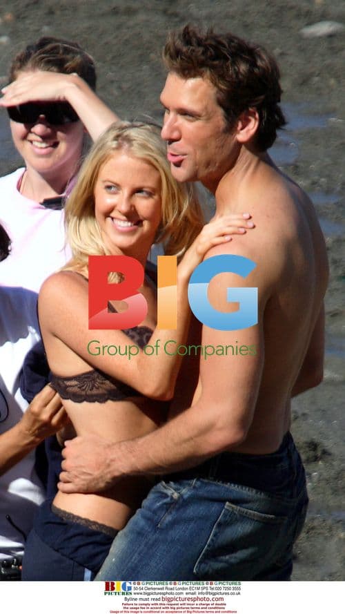 Dane Cook and Carrie Fleming Shoot "Good Luck Chuck" Scene