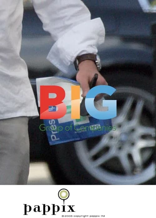 Hugh Grant With NHS Prescription Bag