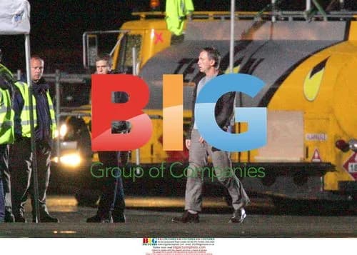 Daniel Craig on Casino Royale Set