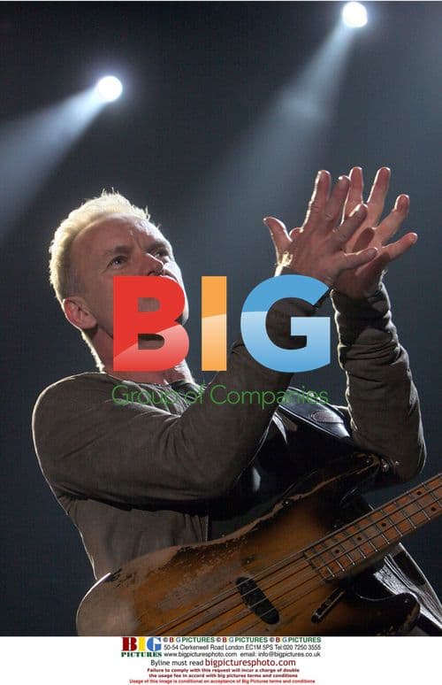 Sting performs 'Broken Music Tour' in St. Petersburg