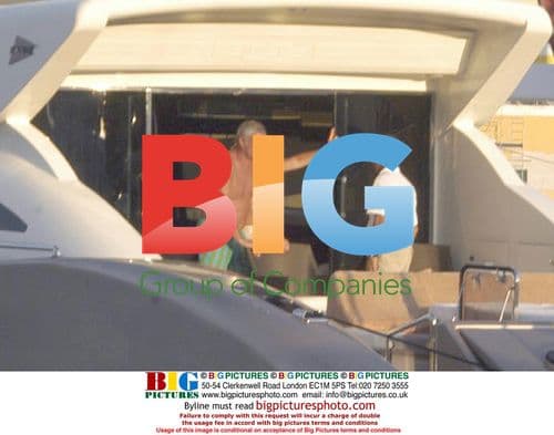 Claudio Ranieri on yacht with family