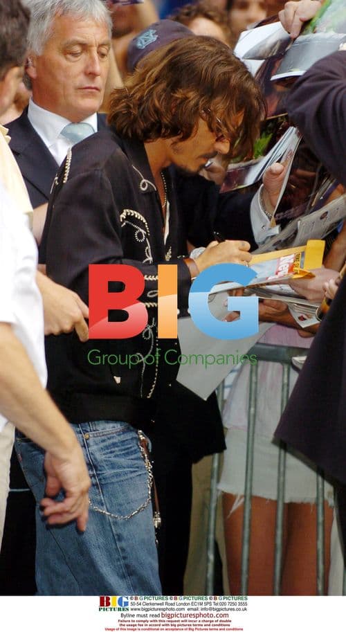 Johnny Depp Greets Fans in New York