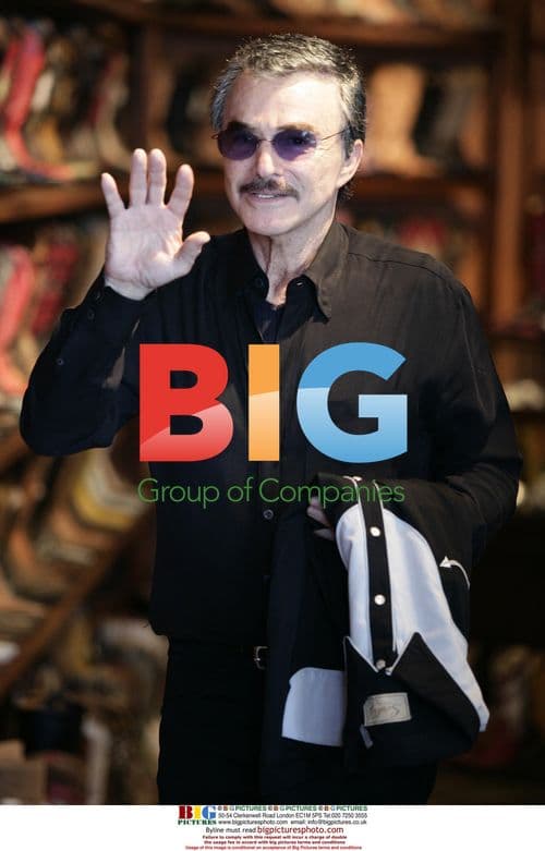 Burt Reynolds Goes Shopping in Western Store
