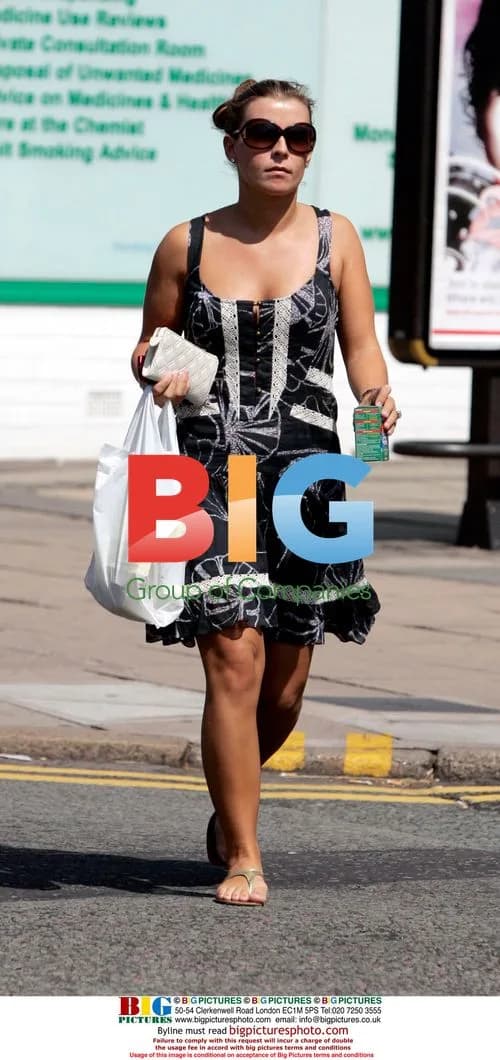 Coleen McCoulough out for a chemist run