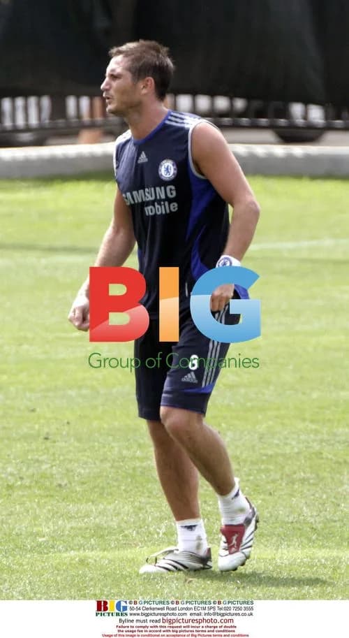 Chelsea FC team training in Los Angeles
