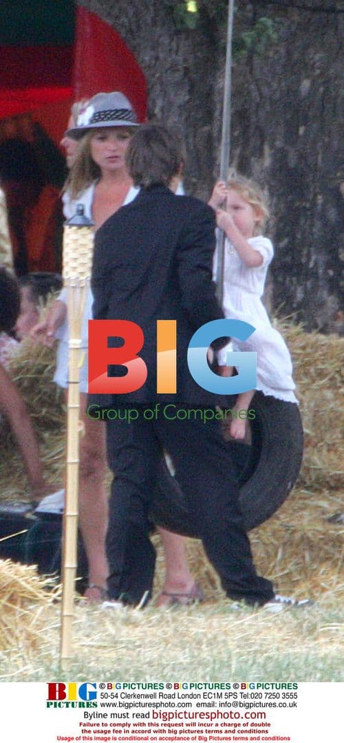 Kate Moss at Bobby Gillespie's wedding