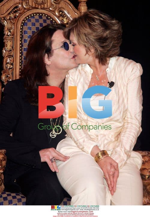 Ozzy and Sharon Osbourne at Hard Rock Cafe