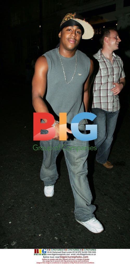Bradley Mcintosh of S Club 7 at Astor Bar in London