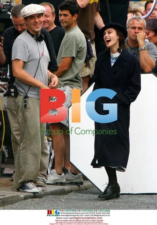 Keira Knightley on set of 'Atonement'