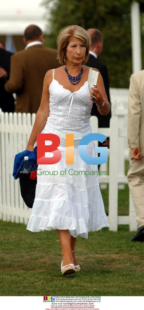 Jennie Bond at Cartier polo event