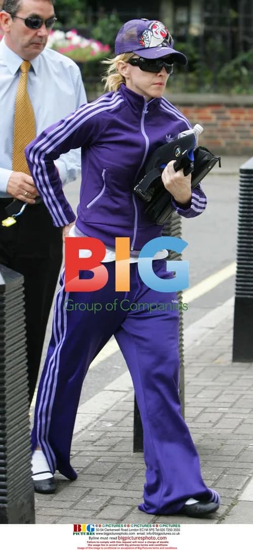 Madonna Arriving at Gym in London