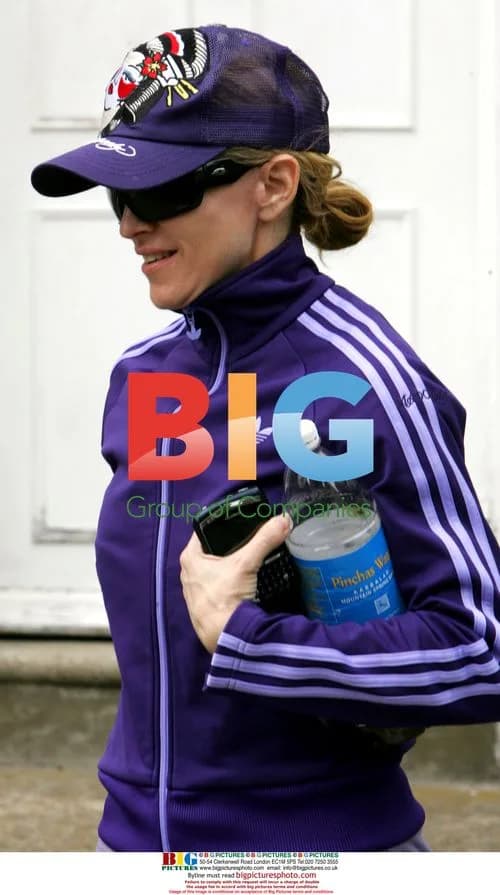 Madonna leaving gym in London