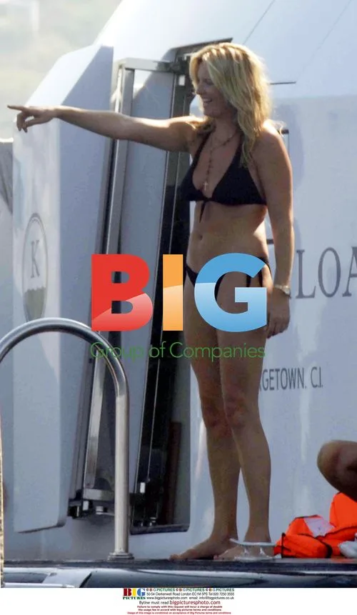 Rod Stewart and Penny Lancaster on holiday