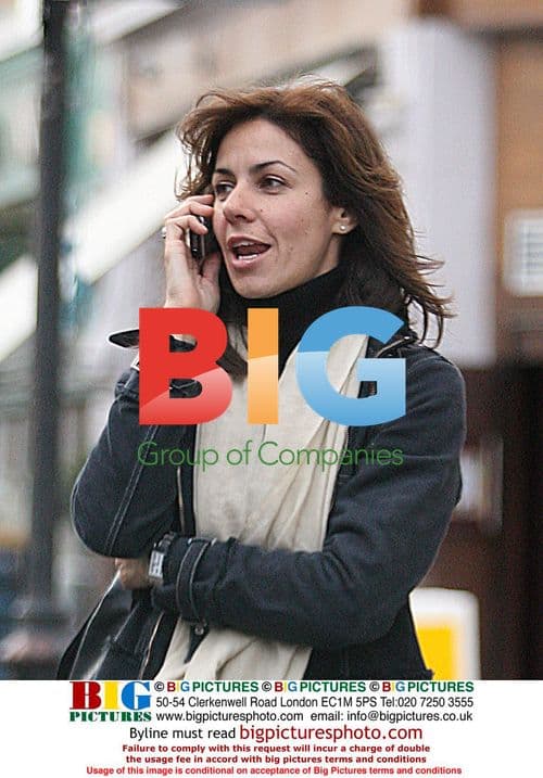 TV presenter Julia Bradbury in North London