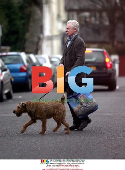 Derek Jacobi Walks Dog in North London