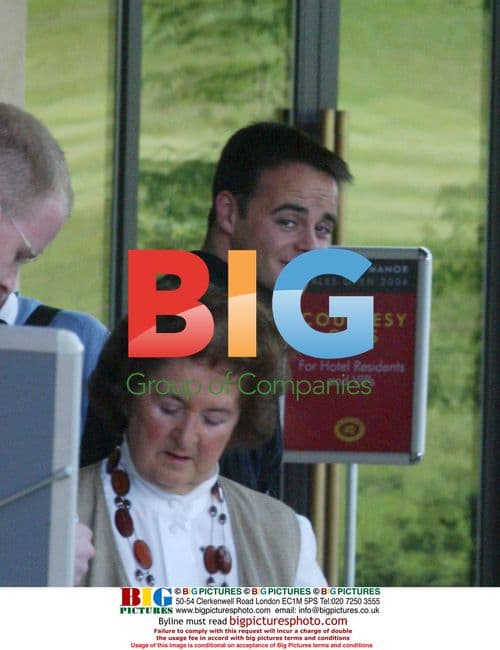 *WORLD RIGHTS* Ant & Dec, Colin Mongomerie, Kirsty Gallacher, Ben Shephard