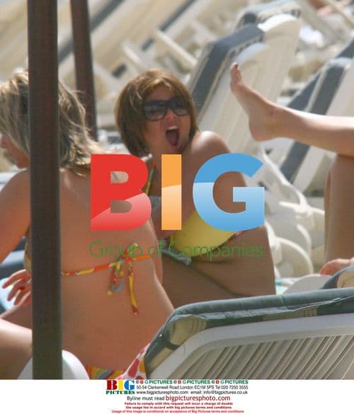 Jade Goody on holiday with boyfriend