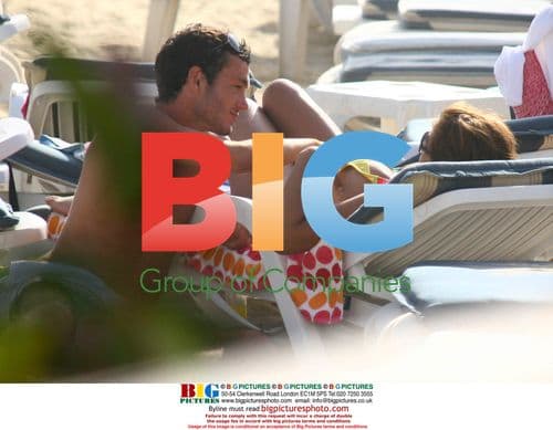 Jade Goody relaxes with boyfriend Jack Tweedy in Spain