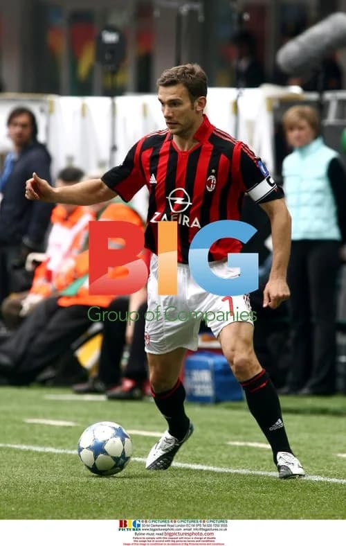 Milan & Ukraine striker Andriy Shevchenko