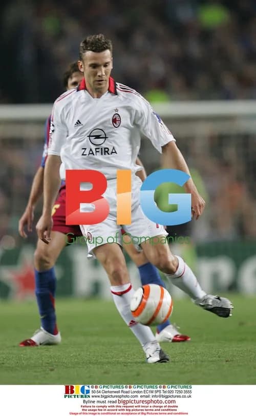 Andriy Shevchenko during Milan's 2005-06 Serie A Season