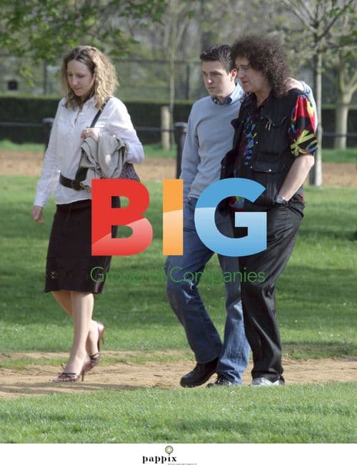 Queen Guitarist Brian May Visits Princess Diana Memorial Fountain