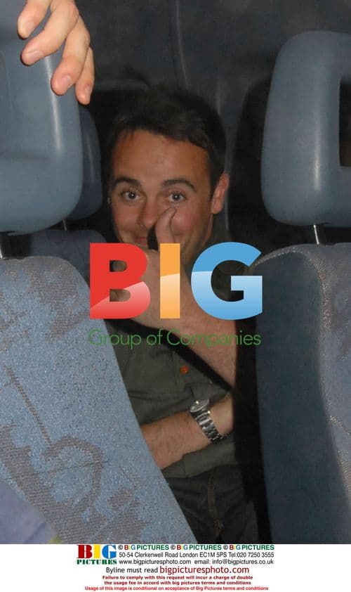 Anthony McPartlin and Declan Donnelly Laugh in Minibus