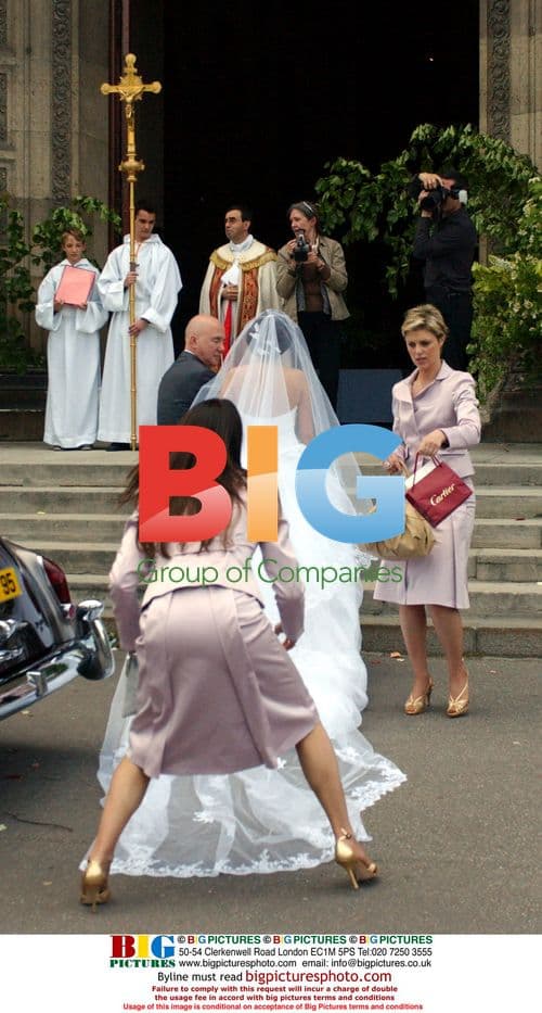 David Coulthard at Jacques Villeneuve's wedding