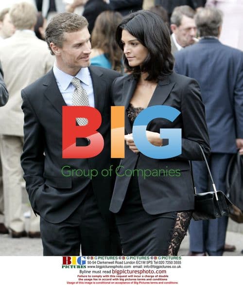 F1 Ace David Coulthard Attends Villeneuve Wedding