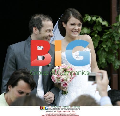 David Coulthard and girlfriend at Villeneuve wedding